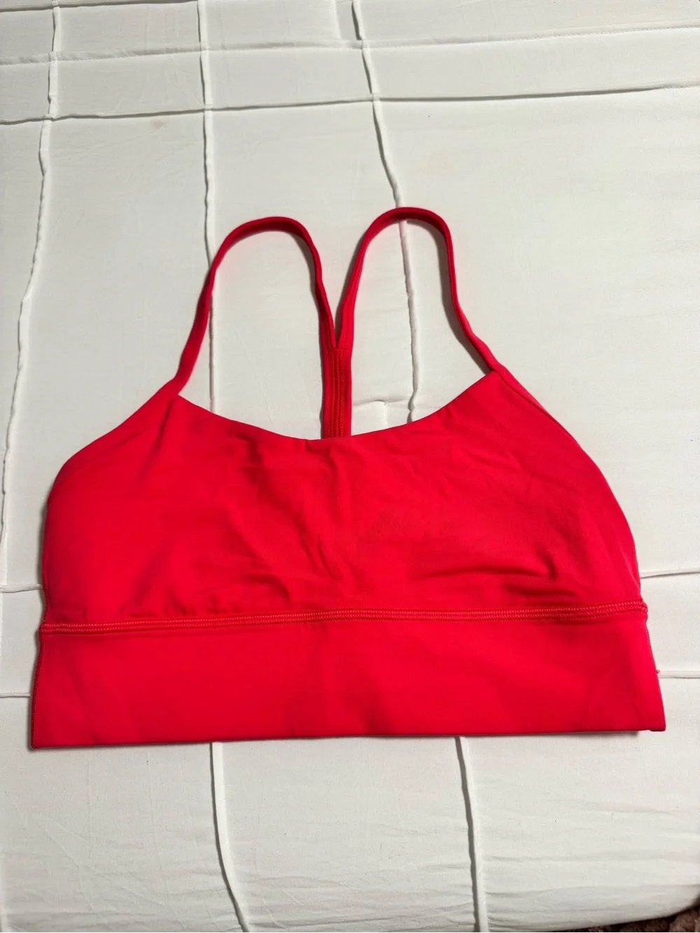 Lululemon Hot Pink Strappy Light-Support Sports Bra